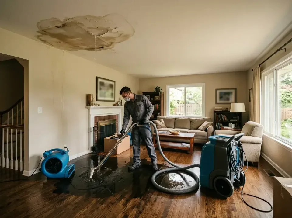 attic-pipe-burst-ceiling-drip-008 — frequently asked questions, Water Damage Restoration & Carpet Care in Perry, MI